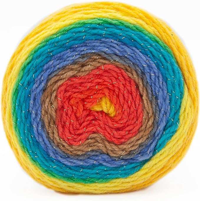 (3 Pack) Lion Brand Yarn Mandala Sparkle Yarn, Hercules
