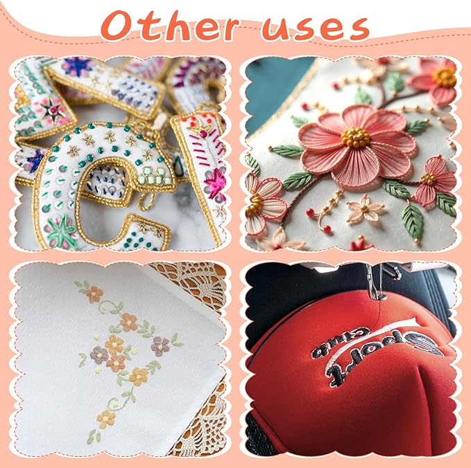 14 Skeins White Embroidery Thread: Embroidery Floss 120 Yards Friendship Bracelet String Cross Stitch Cotton Yarn for DIY Bracelet Making