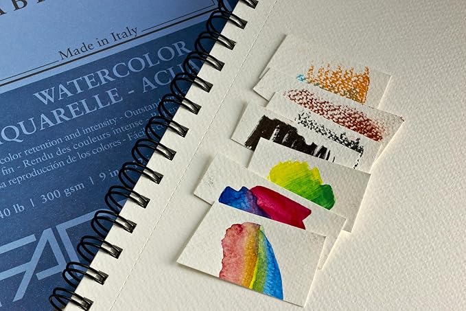 Fabriano 1264 Watercolor Pad, 11" x 15", Glue Bound, 140 lb., 3-Pack