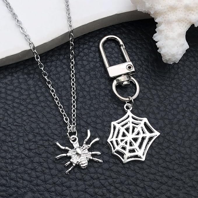 WOCRAFT 60pcs Bright Silver Halloween Charms Bracelet Charms for Jewelry Making Sets DIY Necklace Bracelet Keychain Crafting Charms Kit Craft Supplies (SN867)