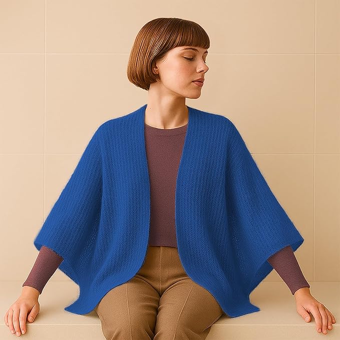 Silk Mohair Luxury Yarns, Premium and Soft Blend for Knitting, Made in Italy (Blue - 30146, 10)