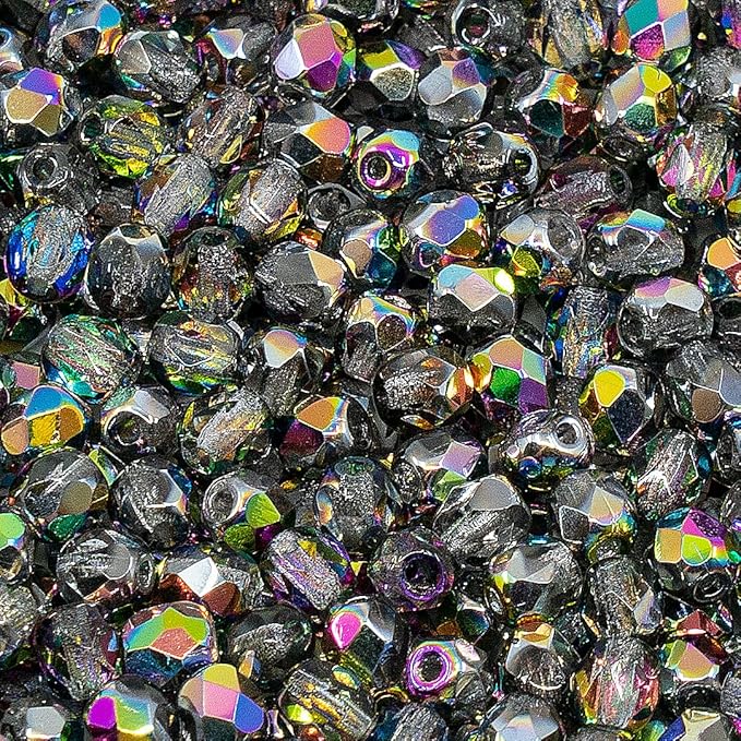 Czech 50-Piece Glass Beads, 6x9mm, Teardrop Opal Green Grass