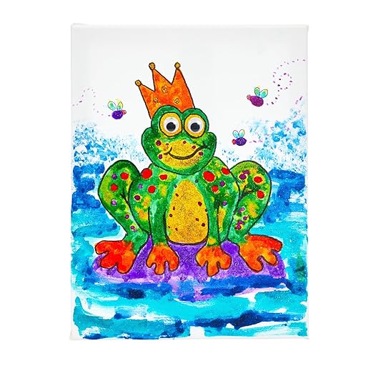 Colorations Liquid Glitter Watercolor Paint, 8 fl oz, Orange, Non-Toxic, Painting, Kids, Craft, Hobby, Fun, Water Color, Posters, Cool Effects, Versatile, Gift