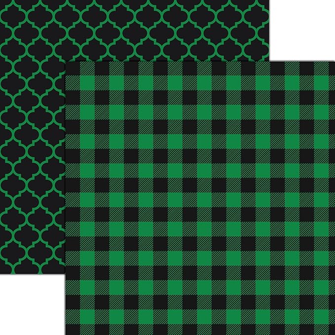 Reminisce St. Patrick's Plaid Scrapbook Collection Kit