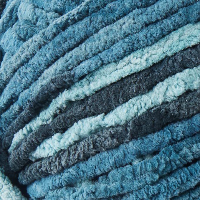 Bernat Blanket Teal Dreams Yarn - 2 Pack of 300g/10.5oz - Polyester - 6 Super Bulky - 220 Yards - Knitting/Crochet