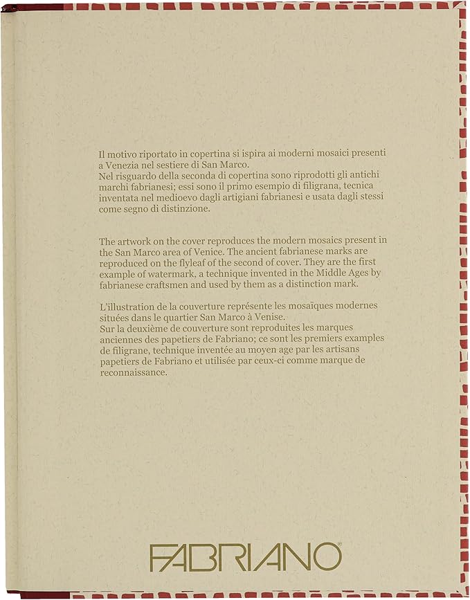 Fabriano Venezia Book, 9" x 12", 200 GSM, 48 Sheets