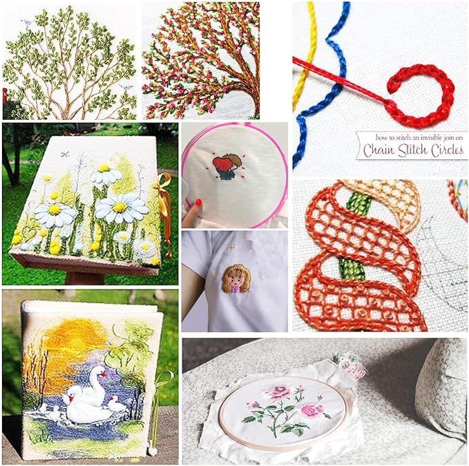 lovimag embroidery thread floss 360 colors skeins friendship bracelet string making bracelets cross stitch kit supplies thin yarn sewing patterns cotton strings crochet braces wrap rainbow crafts