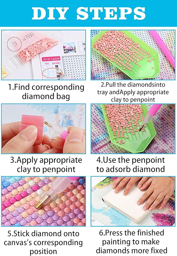 Meothan Eye Diamond Painting Kits for Adults Eyes Diamond Art Kits for Adult Beginners Full Round Drill Flower Diamond Art Painting Gem Art Kits for Home Wall Decor (16x12 inch)