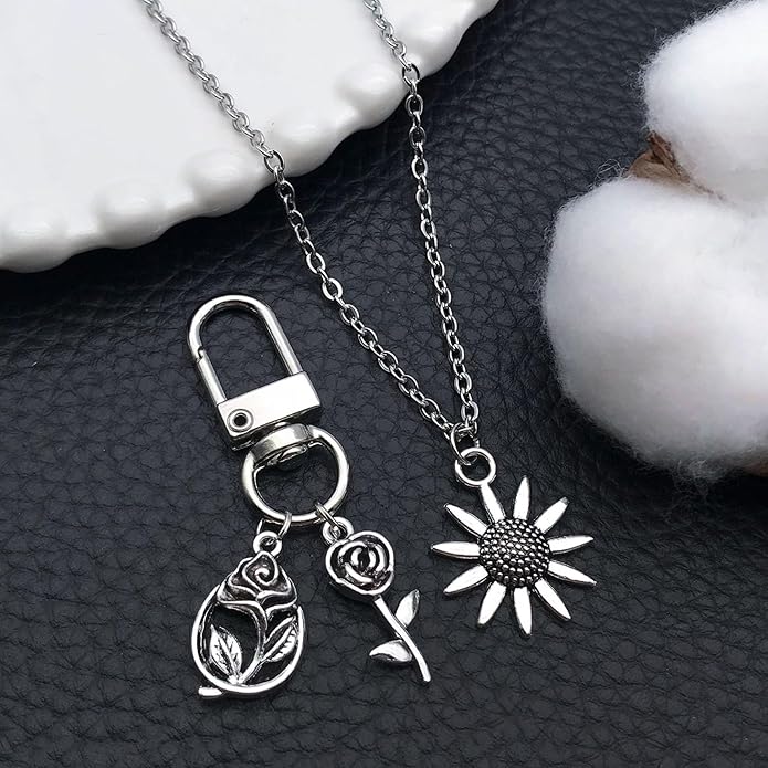 100 Pieces Jewelry Making Charms Pendants for Bracelet Bulk lot Necklace Earrings Keychain Charms Beads DIY Kit Trendy Craft