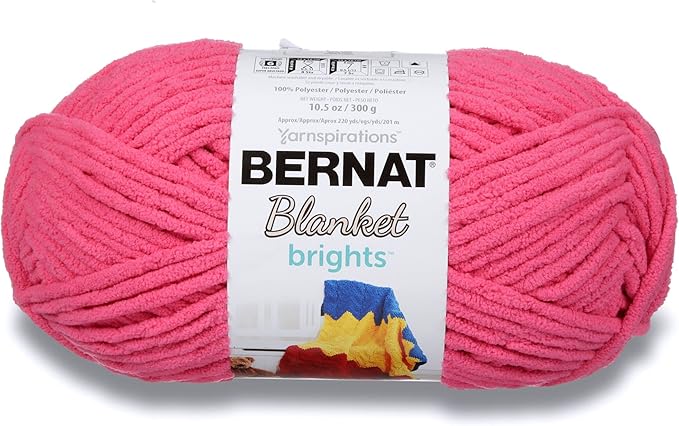 Bernat Blanket Bright Yarn, Pixie Pink