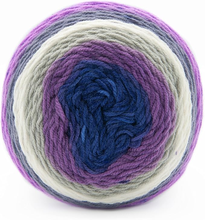 (3 Pack) Lion Brand Yarn Mandala Baby Yarn, Magic Moon