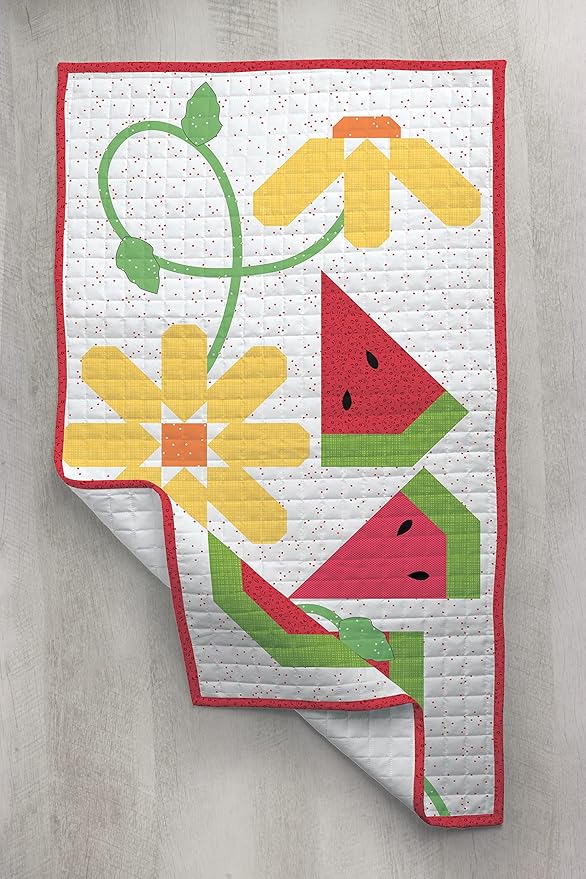 Riley Blake Quilt Project of The Month Kit: Easy DIY Designs for Every Season, for Quilting, Apparel, Crafting, and Home Decor (Door Banner - August)