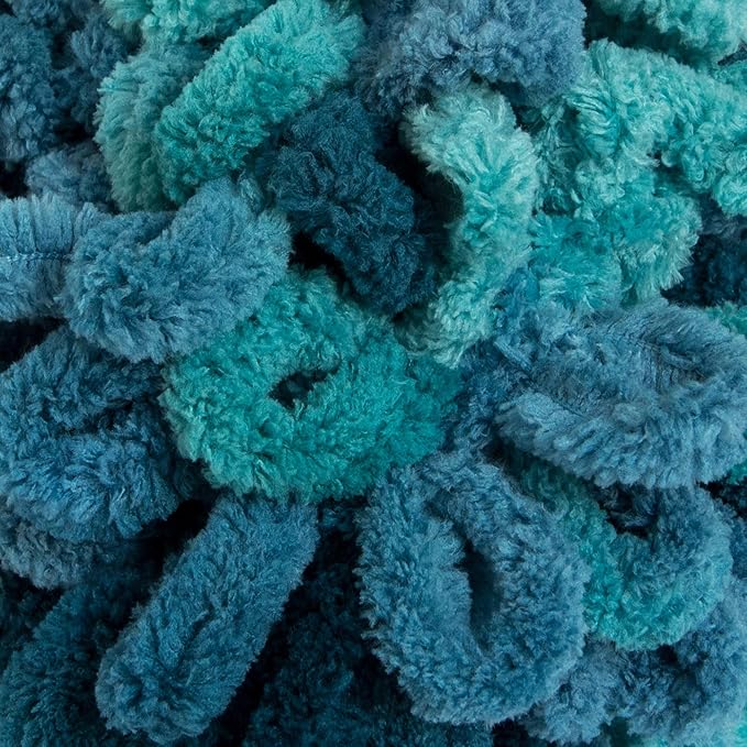 Bernat Alize Blanket-EZ Yarn, Seaport Teals