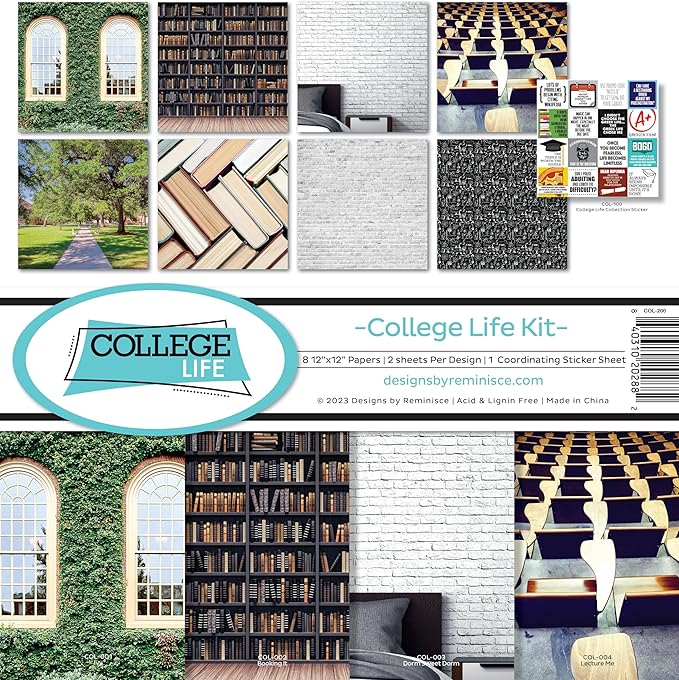 Reminisce College Life Scrapbook Collection Kit