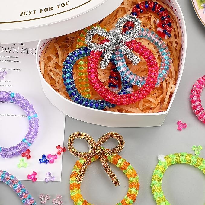 gmma pony beads for bracelet transparent colorful beads for friendship bracelets plastic triangle beads for diy bracelets necklace jewelry making friendship party decoration supplies