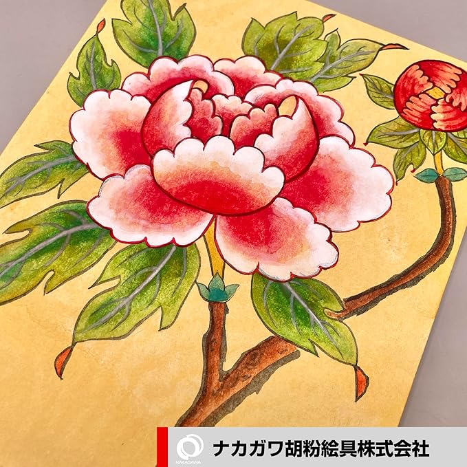 Japanese Gansai Watercolor Set – 36 Handcrafted Earth Tones, Solid Paints Made in Japan for Artists, Journaling & Illustration