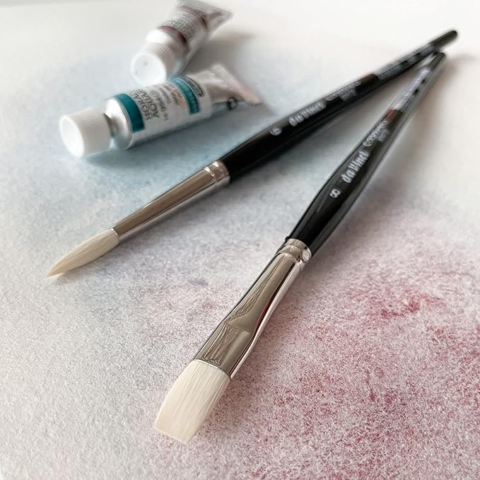 Schmincke - HORADAM® AQUARELL, Super- Granulation Set Galaxy, 5 x 15 ml tubes, 74 842 097, wooden box, very strong granulating colors, finest, supergranulating watercolors