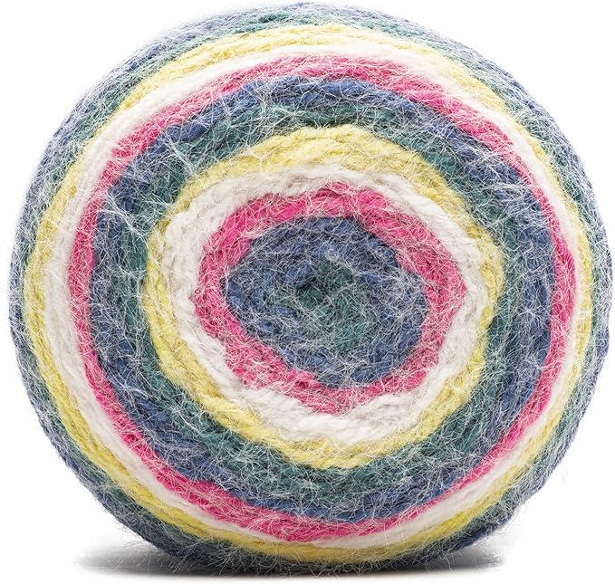 Caron Colorama Halo Striped - 2 Pack of 481 Yards/8 oz Hydrangea 71% Acrylic 18% Nylon 11% Polyester Yarn