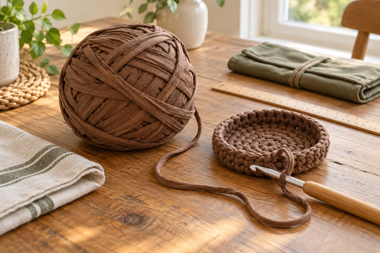 T-Shirt Yarn 101: Choosing a 5–7 mm Cotton Jersey Ribbon