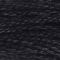 DMC 117-310 Mouline Stranded Cotton Six Strand Embroidery Floss Thread, Black, 8.7-Yard