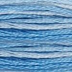 DMC 117-93 6 Strand Embroidery Cotton Floss, Variegated Cornflower Blue, 8.7-Yard