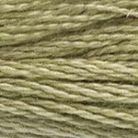 DMC 117-3013 Six Strand Embroidery Cotton Floss, Light Khaki Green, 8.7-Yard