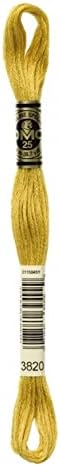 DMC Stranded Cotton Embroidery Thread 3820 - per Skein