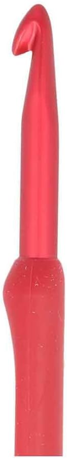Tulip Etimo Red Crochet Hook Soft-Grip 6.5mm - 1pc