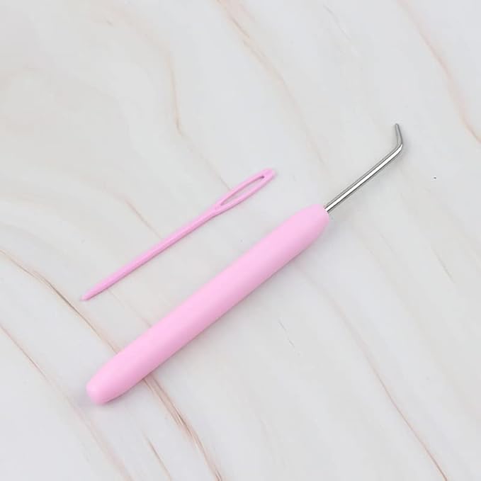 Ximimark 2 PCS DIY Spool Crochet Loom Mini Knitter Knitting Yarn Wool Rope Needle Hook Scarves Straps Making Craft Tools