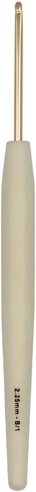 Knitter’s Pride Pearl Aluminum Crochet Hook – US Size B (2.25mm)