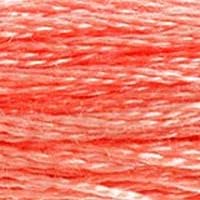 DMC 117-352 Mouline Stranded Cotton Six Strand Embroidery Floss Thread, Light Coral, 8.7-Yard