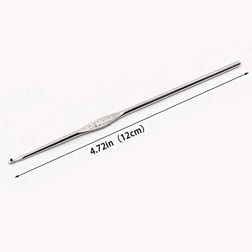 16 PCS Steel Latch Hooks Needle, Crochet Hook with Different Size.