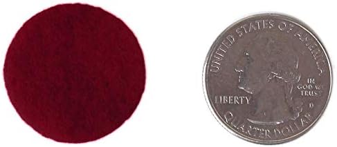 Playfully Ever After Cardinal Red Craft Felt Circles (1 Inch - 100pc)