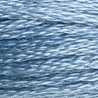 DMC 117-3755 Mouline Stranded Cotton Six Strand Embroidery Floss Thread, Baby Blue, 8.7-Yard