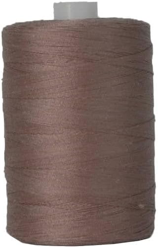 Threadart 100% Cotton Thread | for Quilting, Sewing, and Serging | 1000M Spools 50/3 Weight | Taupe 676