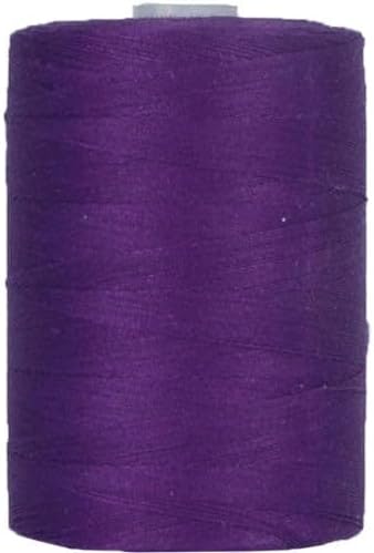Threadart 100% Cotton Thread | for Quilting, Sewing, and Serging | 1000M Spools 50/3 Weight | Purple 1135