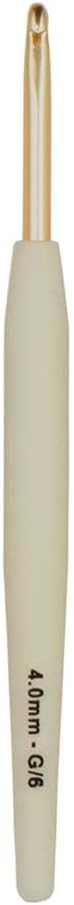 Knitter’s Pride Pearl Aluminum Crochet Hook – US Size G (4mm)