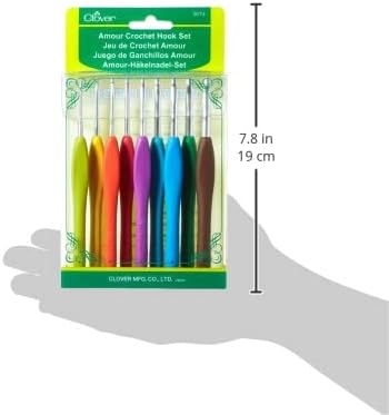 Clover 3674 Amour Crochet Hook Set, 1