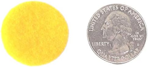 Playfully Ever After Yellow Craft Felt Circles (1 Inch - 100pc)