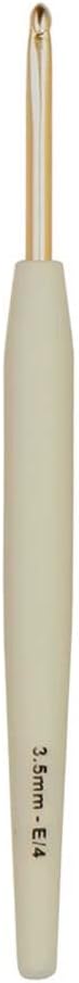 Knitter’s Pride Pearl Aluminum Crochet Hook – US Size E (3.5mm)