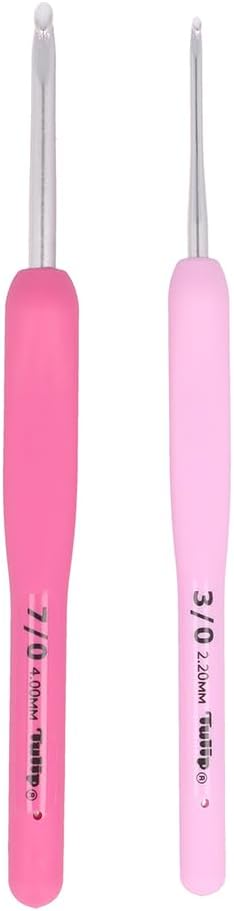 Tulip Crochet Hook, Pink, One Size