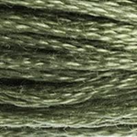 DMC 117-3052 Six Strand Embroidery Cotton Floss, Medium Green Grey, 8.7-Yard