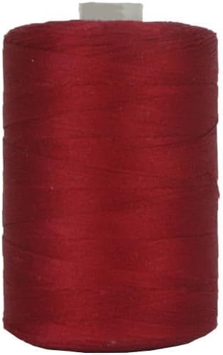 Threadart 100% Cotton Thread | for Quilting, Sewing, and Serging | 1000M Spools 50/3 Weight | Burgundy 410
