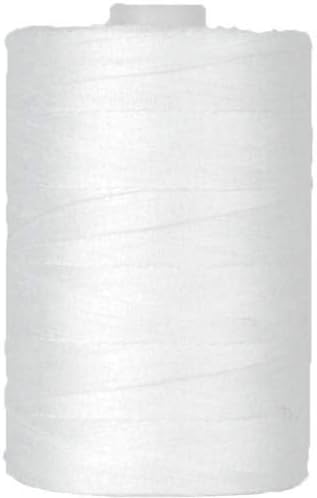 Threadart 100% Cotton Thread | for Quilting, Sewing, and Serging | 1000M Spools 50/3 Weight | White