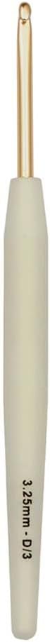 Knitter’s Pride Pearl Aluminum Crochet Hook – US Size D (3.25mm)