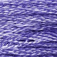 DMC 117-340 Mouline Stranded Cotton Six Strand Embroidery Floss Thread, Medium Blue Violet, 8.7-Yard