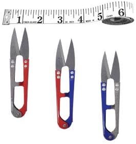 UCEC 12 Pack Thread Snips, Small Sewing Scissors & Crochet Thread Cutter Yarn Cutter, Sewing Snips for Stitching, Embroidery, Knitting and Mini DIY Supplies, Colorful