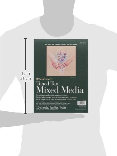 Strathmore Toned Mixed Media Paper Toned Tan 9"X12"-15 Sheets -62462209