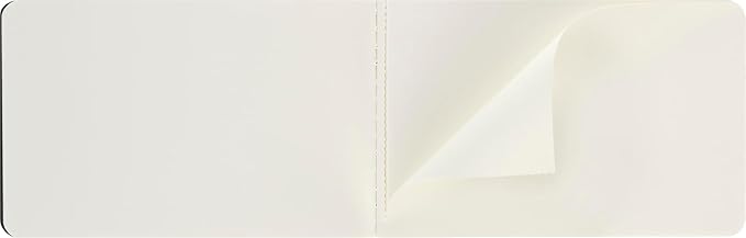 Moleskine Art Sketch Album, Hard Cover, Pocket (3.5" x 5.5") Plain/Blank, Black, 72 Pages