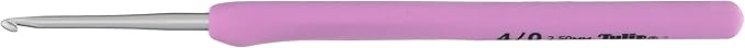 Tulip TER-05 ETIMO Rose Cushion Grip Crochet Hook Needle 4/0 (2.50mm)